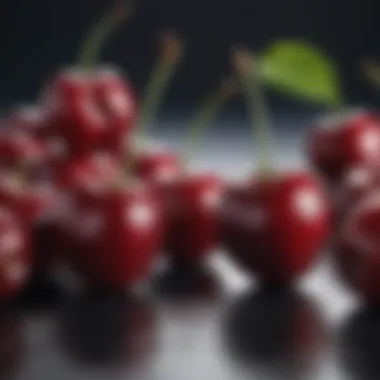 Anthocyanins and Inflammation Diagram illustrating the anti-inflammatory effects of anthocyanins in cherries