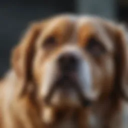 Canine brain illustration showing seizure activity