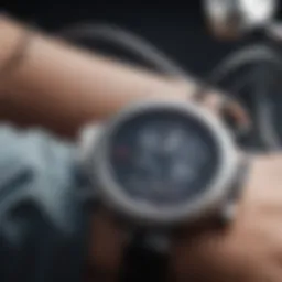 A visual representation of blood pressure monitoring in a clinical setting.