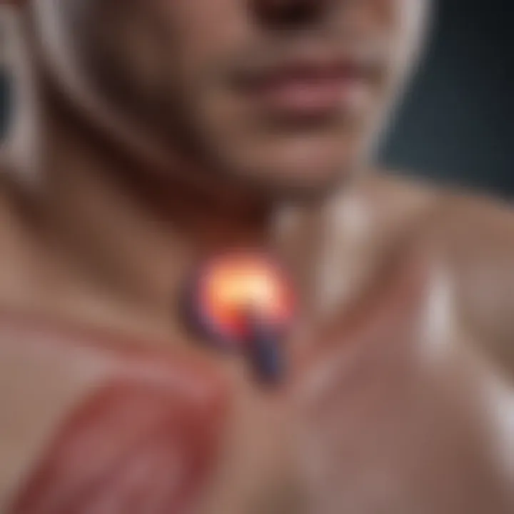 An infographic illustrating the clinical manifestations of pulmonary hypertension.