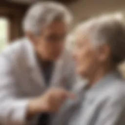 An informative diagram illustrating dementia care strategies