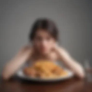 The Emotional Cycle of Binge Eating and Depression Visual depiction of the emotional cycle between eating and depression