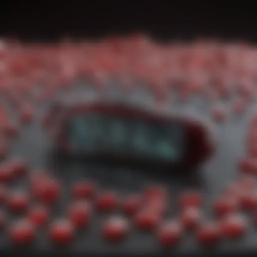 Graph depicting normal blood sugar ranges