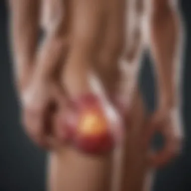 Illustration of therapeutic strategies for managing hip pain in myeloma