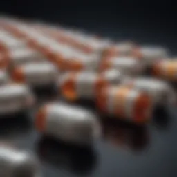 Detailed view of Effexor capsules