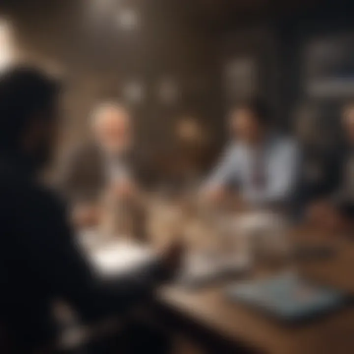 Collaborative research meeting with international scholars