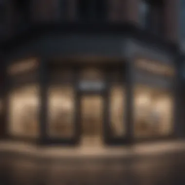Ecco store facade showcasing modern design