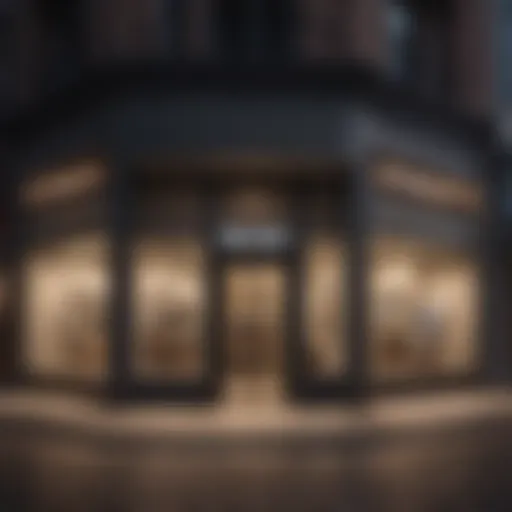 Ecco store facade showcasing modern design