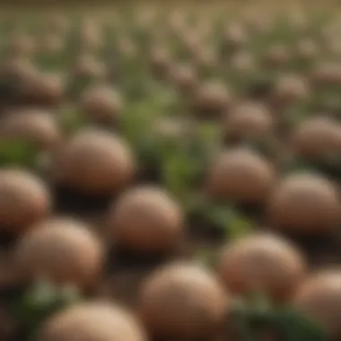 Agricultural Diversity: The Role of Pigmentation in Crops Field of diverse crops with varying pigmentation