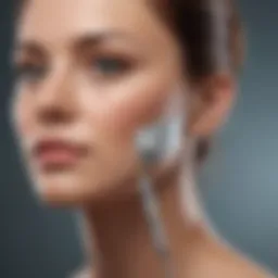 A detailed view of laser equipment used in neck surgery