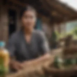 Rural community benefiting from micro lending