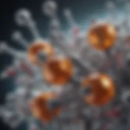 Illustration depicting biochemical mechanisms of anorectics