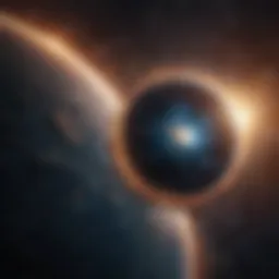 A depiction of the universe's origin concept.
