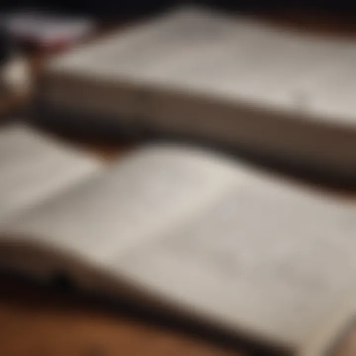 A close-up of a textbook opened to a lesson plan with notes