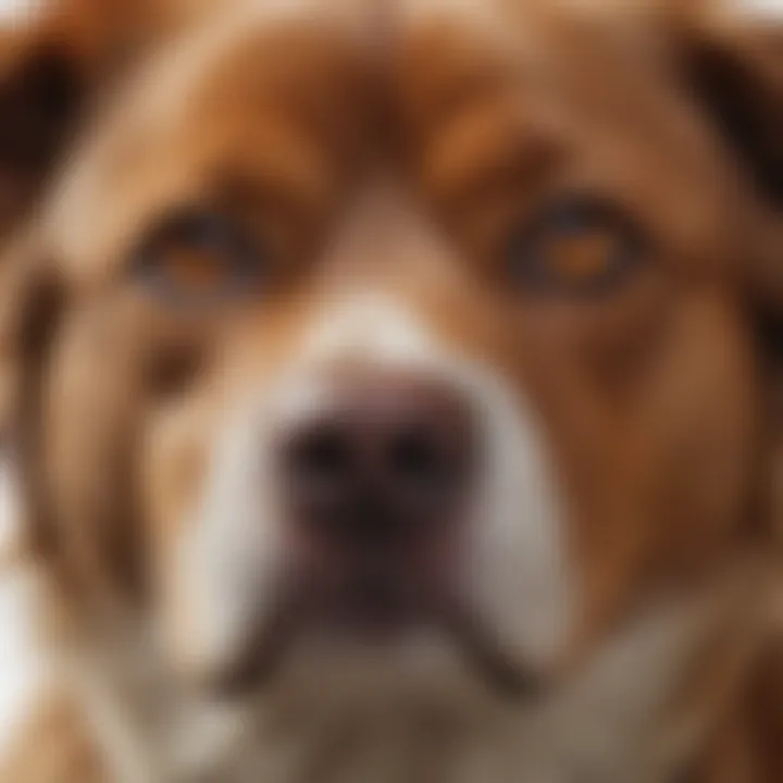 Chart of hemoglobin levels across dog breeds