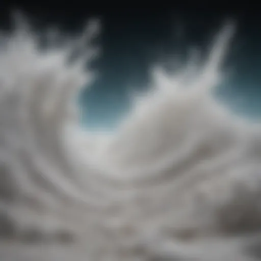 The intricate movement of salt between ocean and land