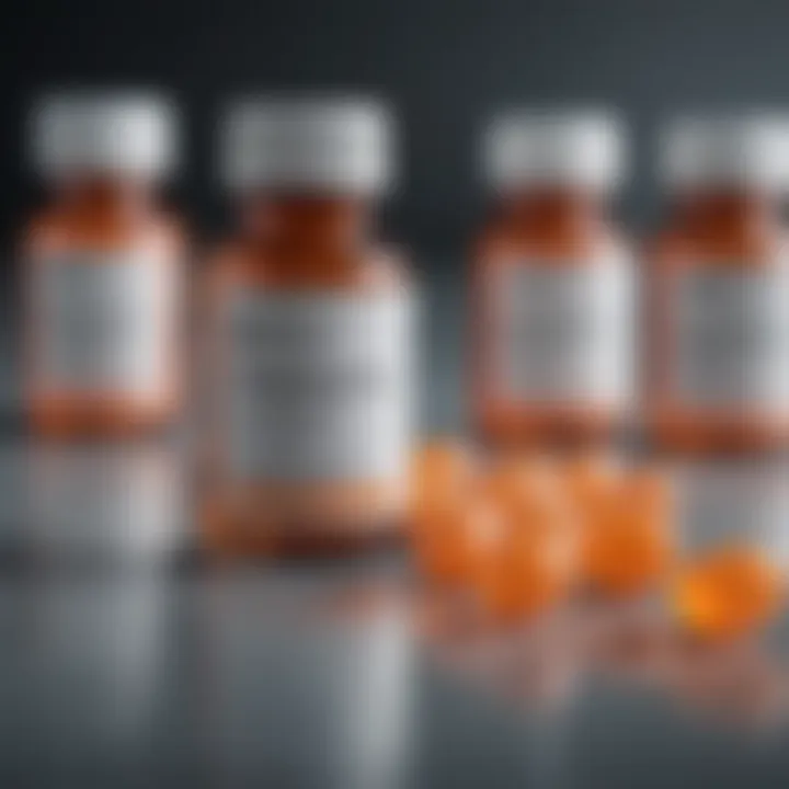 Graphic representation of common side effects of Memantine HCL.