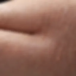 Illustration of hair follicle changes