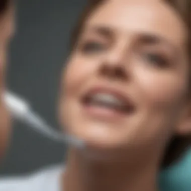 A patient receiving personalized treatment in a Francati dental practice