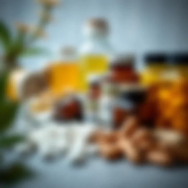 A collection of natural supplements associated with Gerson Therapy's regimen.