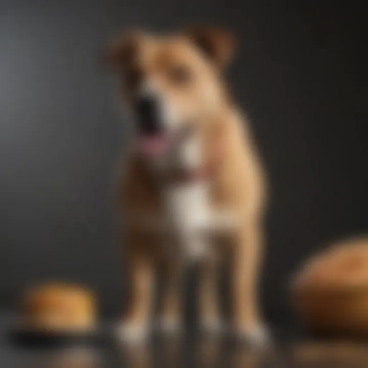 Dog showing signs of weight loss