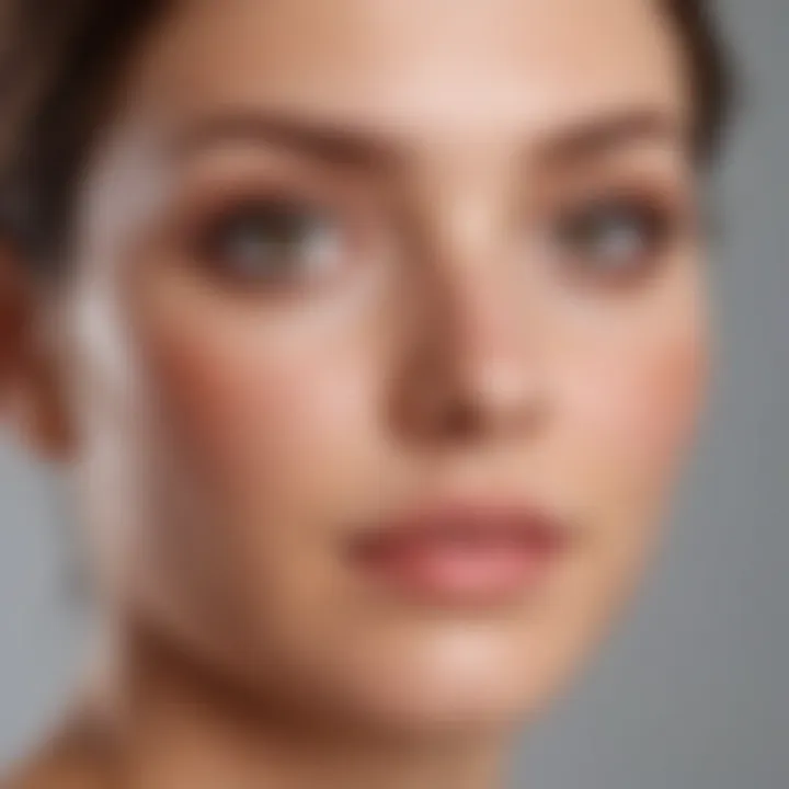Infographic on skin types suitable for microneedling