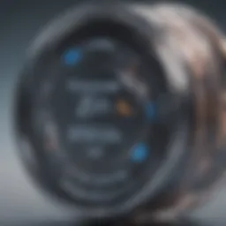 Close-up of an implantable insulin pump showcasing its advanced technology