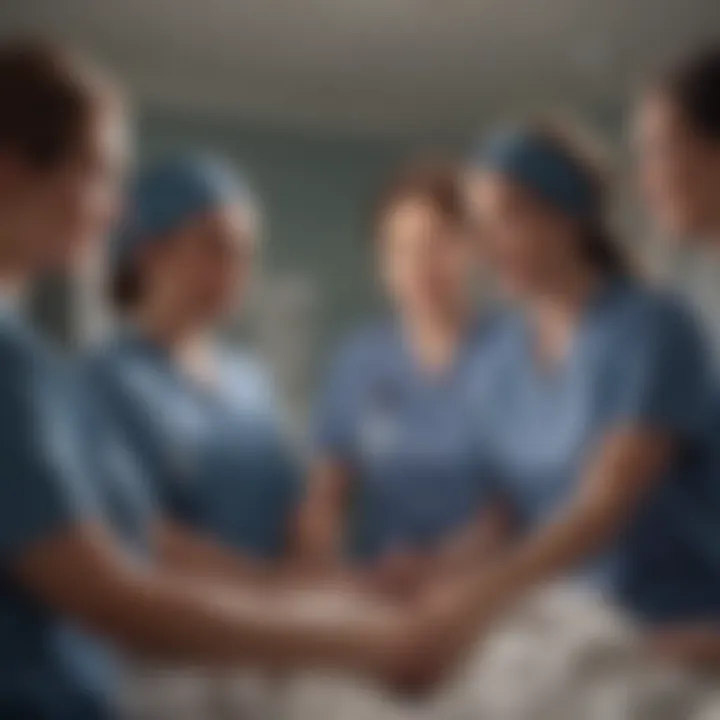 A diverse group of midwives contributing to healthcare discussions.