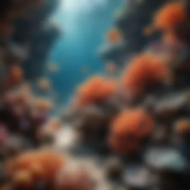 Coral Reef Biodiversity Diverse marine species in a vibrant coral reef ecosystem