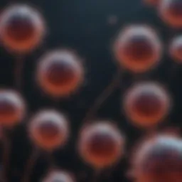 Visual representation of monocyte-derived dendritic cells highlighting markers