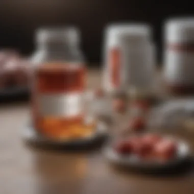 Efficacy and Safety of Medications Chart illustrating efficacy and side effects of ET medications