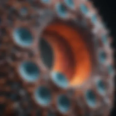 Microfilled composite structure demonstrating fine particle distribution