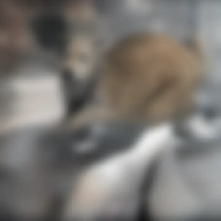 A veterinarian discussing treatment options with a dog owner