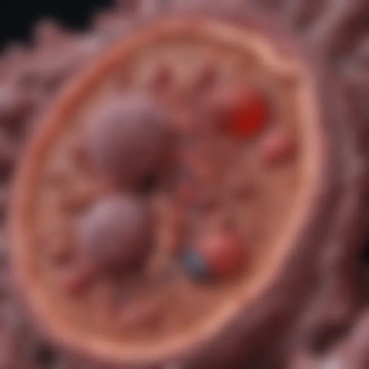 Diagram illustrating the pathophysiology of AML and eosinophilia