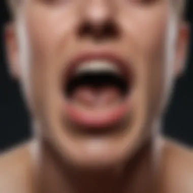 Psychological Aspects of Persistent Belching Illustration depicting the psychological aspects associated with persistent belching.