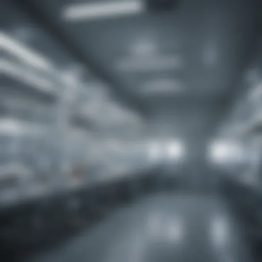 A sterile pharmaceutical manufacturing facility highlighting safety protocols