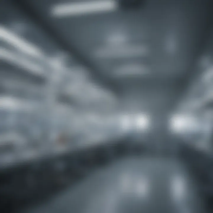 A sterile pharmaceutical manufacturing facility highlighting safety protocols