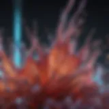 Visual representation of plasma gel properties under microscopic analysis