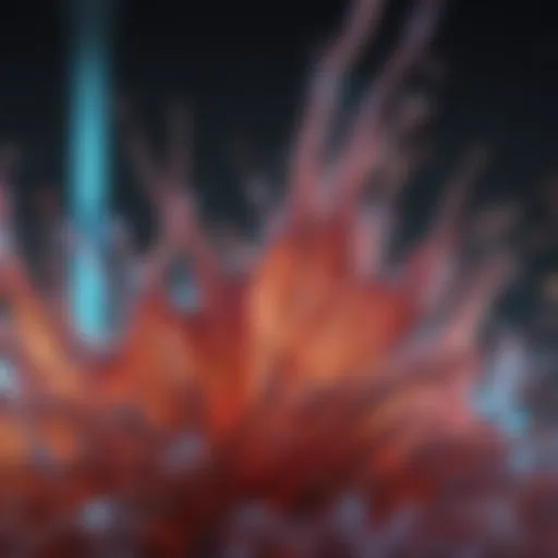 Visual representation of plasma gel properties under microscopic analysis