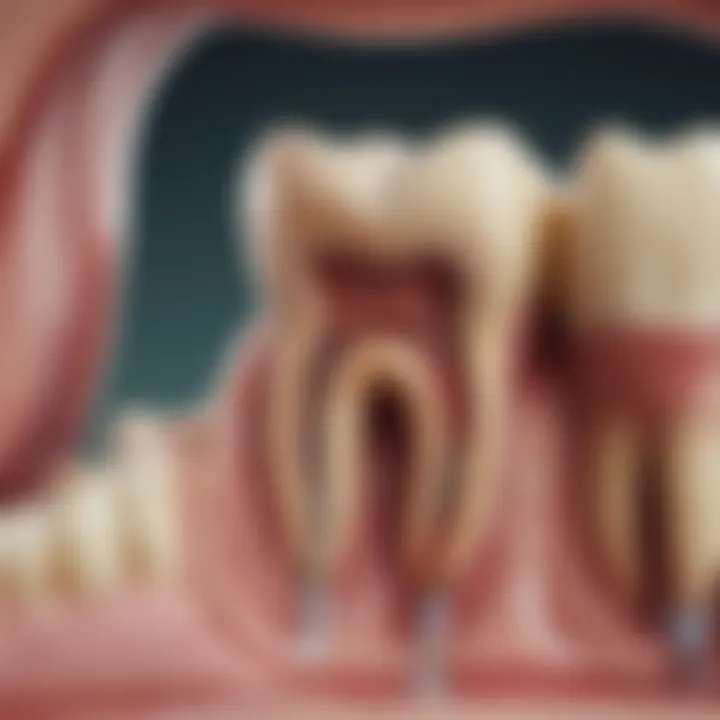 Infographic showing common causes of root canal infections over time