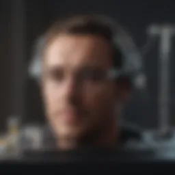 Visual representation of the Sway concussion test setup