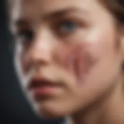 Illustration depicting the various clinical manifestations of systemic juvenile arthritis