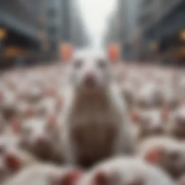Public Sentiment A visual depiction of public protests against animal experimentation