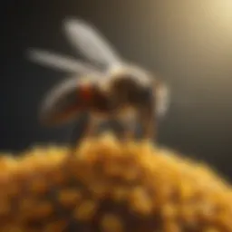 Detailed diagram of honeybee genetics