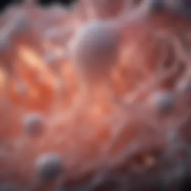 Diagram showing interaction between collagen and calcium