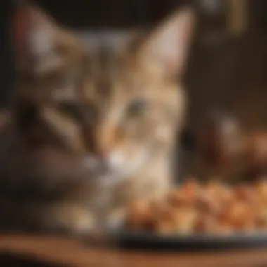 Chart showing practical strategies for dietary compliance in feline diabetes management