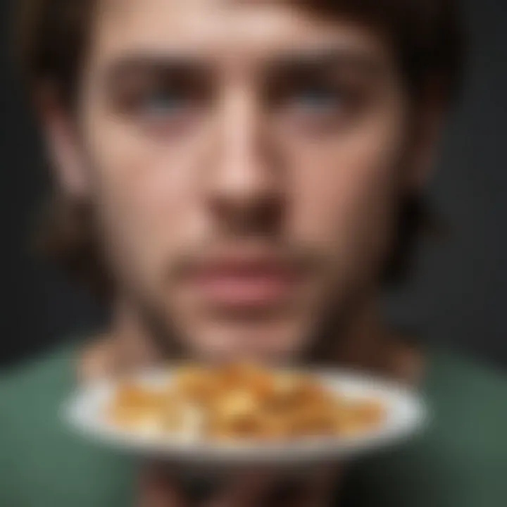 Infographic detailing treatment options for binge eating disorder and depression