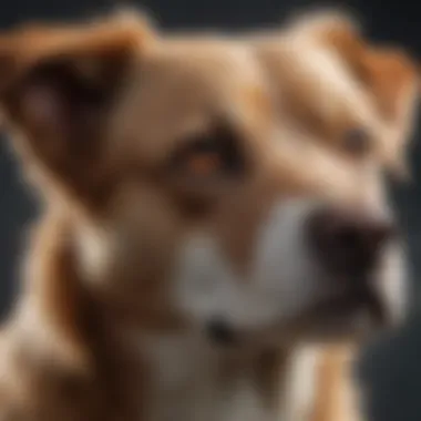 Symptoms of Atopic Dermatitis in Dogs Dog exhibiting symptoms of atopic dermatitis
