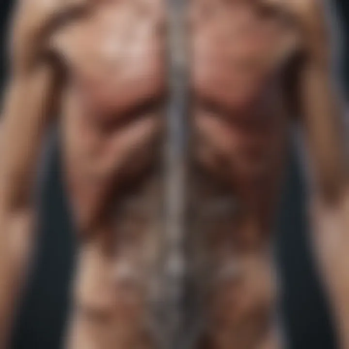 Illustration of the autonomic nervous system components