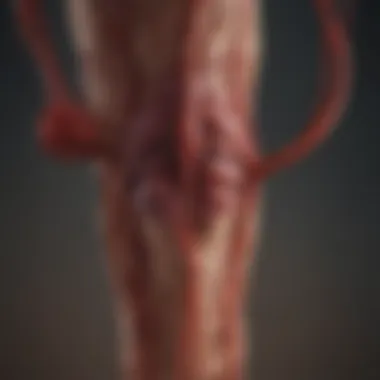 Formation of Deep Vein Thrombosis Visual representation of deep vein thrombosis formation